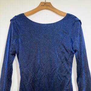 Cobalt Blue Backless Dress